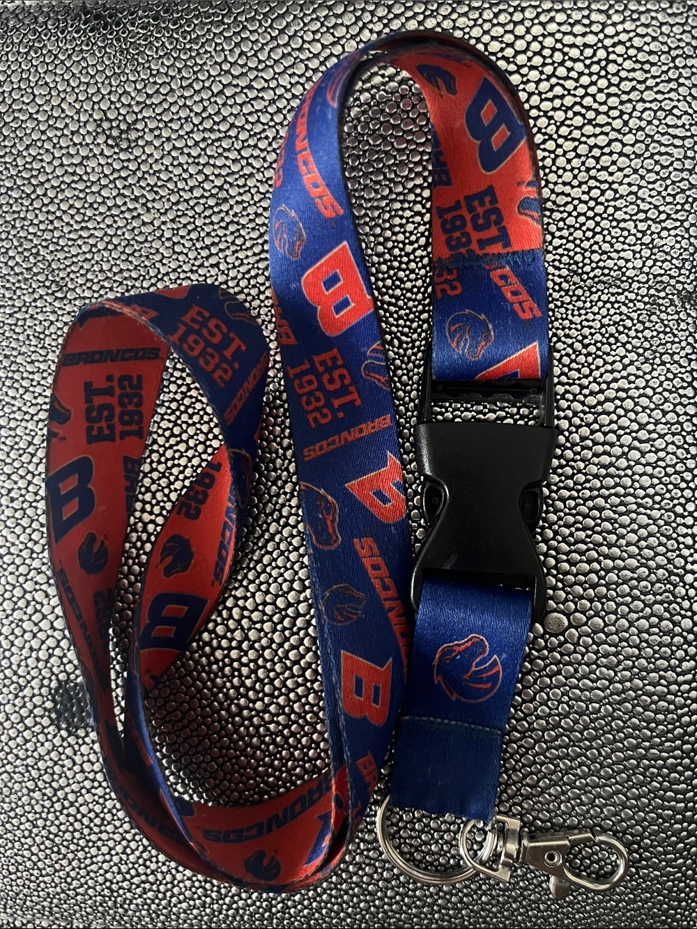 Boise State Lanyard with Clip